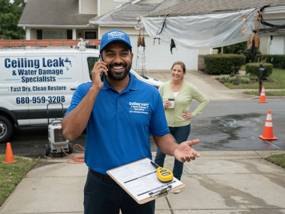 Ceiling Leak Cleanup Smartsville, CA FAQs